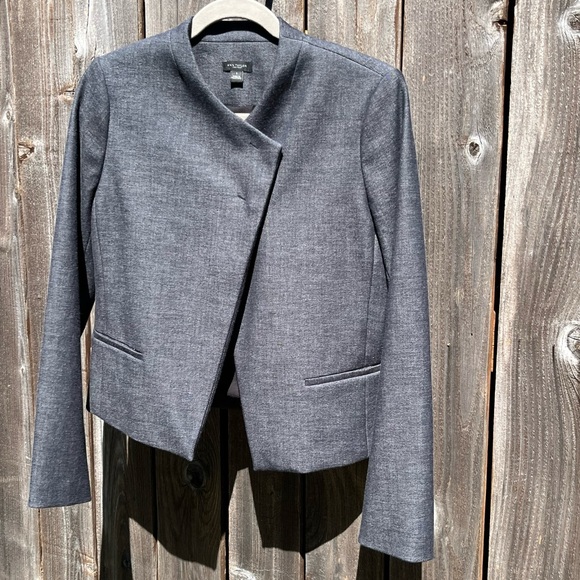 Ann Taylor Factory blue blazer jacket size small - Picture 9 of 17